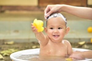 Ideal Baby Bath Water Temperature